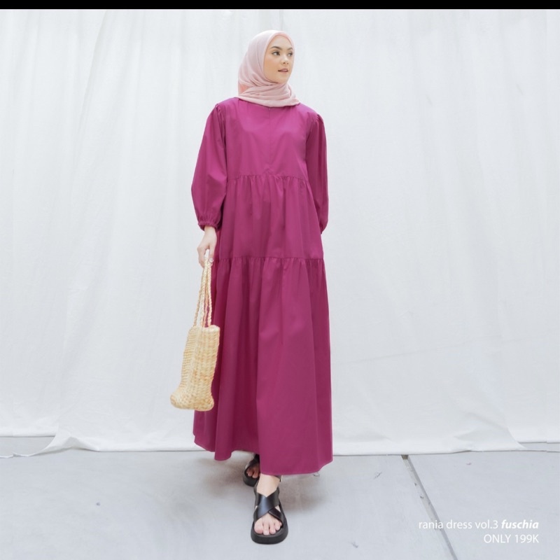 [PRELOVED] Nuna Rania Fuschia Dress Rania