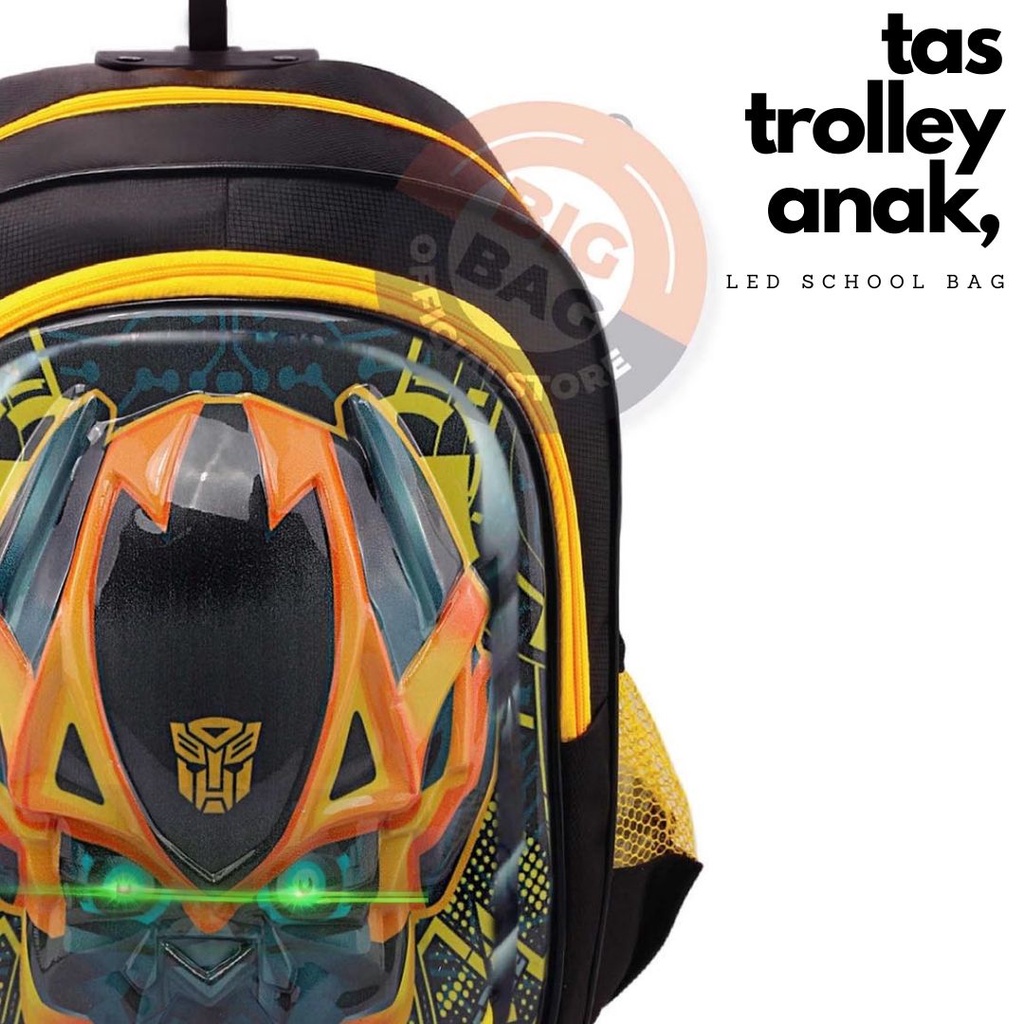 PTS - Tas Trolley Troli Anak BOBA / LOL / KITTY / BUMBBLE BEE / TAS RODA