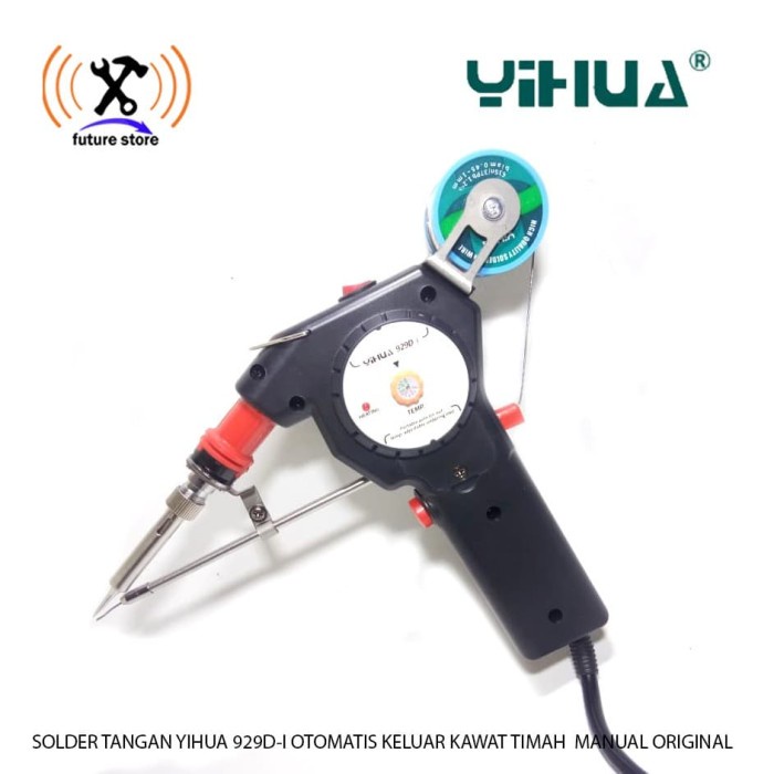 Solder Tangan Yihua 929D-I Manual - Soldering Iron Otomatis