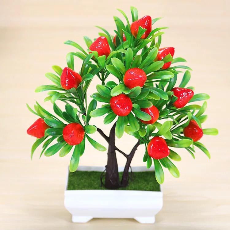 ❤️GTB❤️ Bunga plastik Buatan Dekorasi Rumah/Kantor Pajangan Flower Artifisial Imitasi Vas/Pot Petak R195