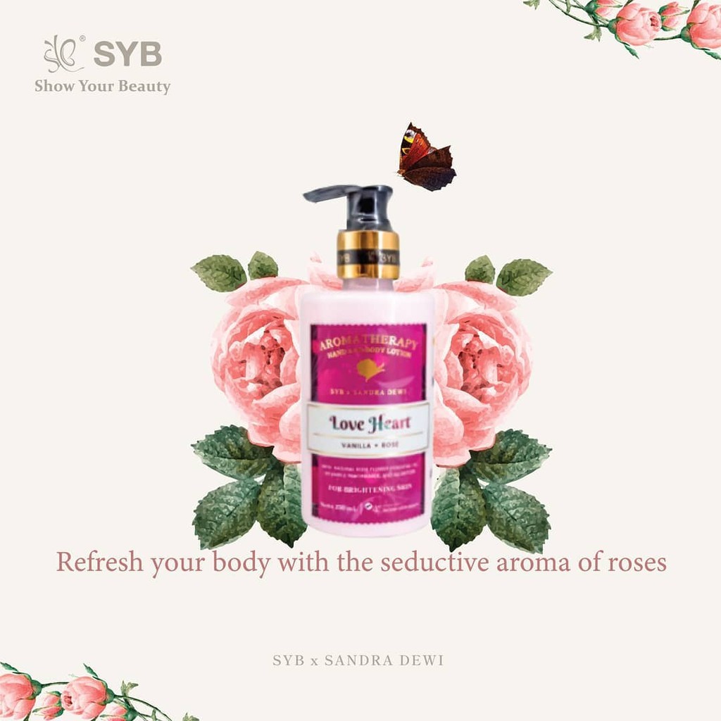 SYB X Sandra Dewi Brightening Body Lotion Aroma Therapy