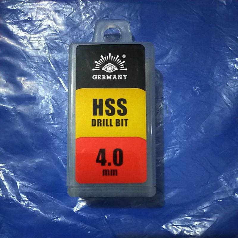 mata bor besi 4mm HSS Tjap Mata