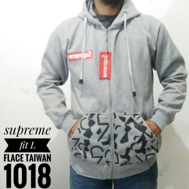 (PROMO) Sweater Supreme / Hoodie jumper /  sweater zipper murah
