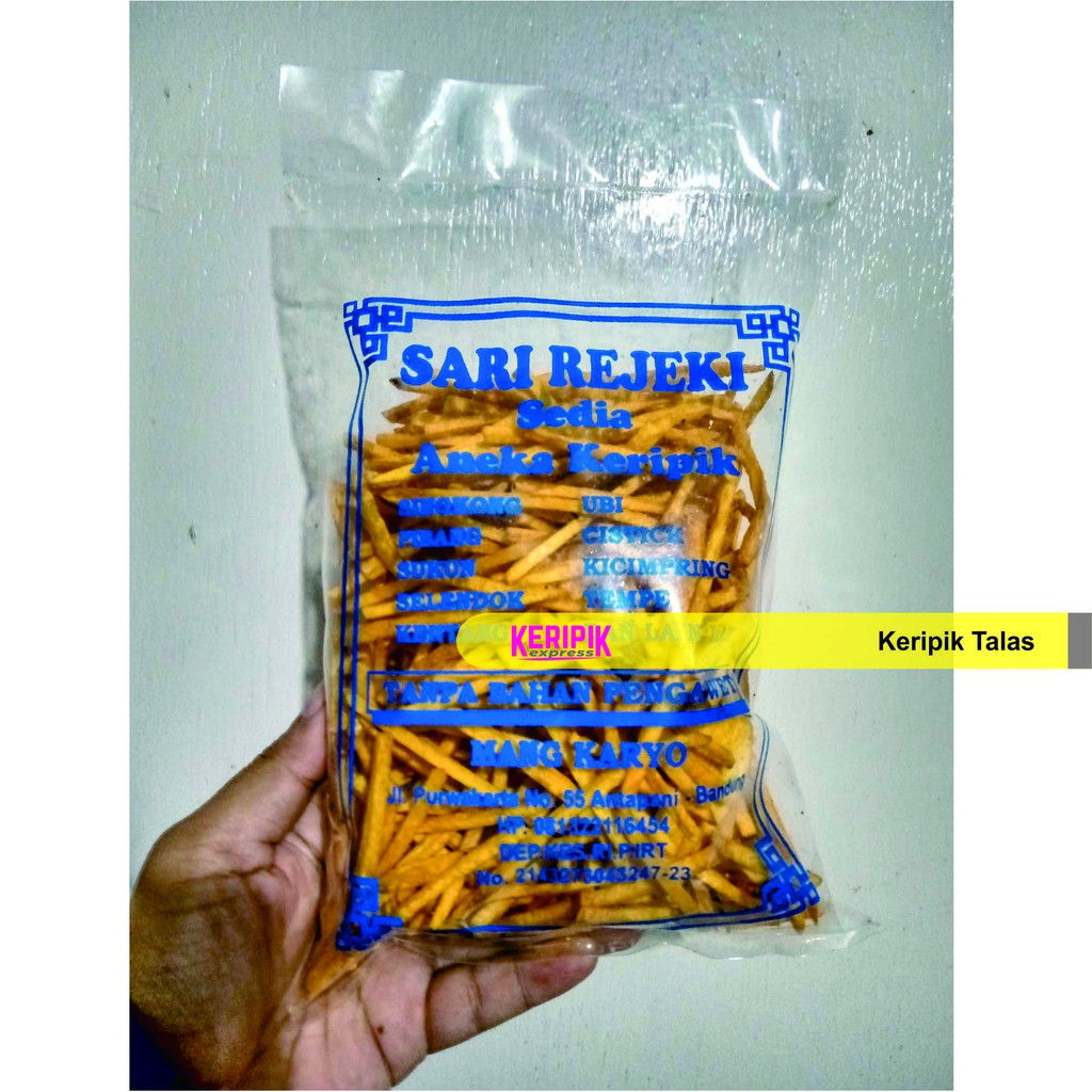 

Keripik Talas Bandung Sari Rejeki 200 gr
