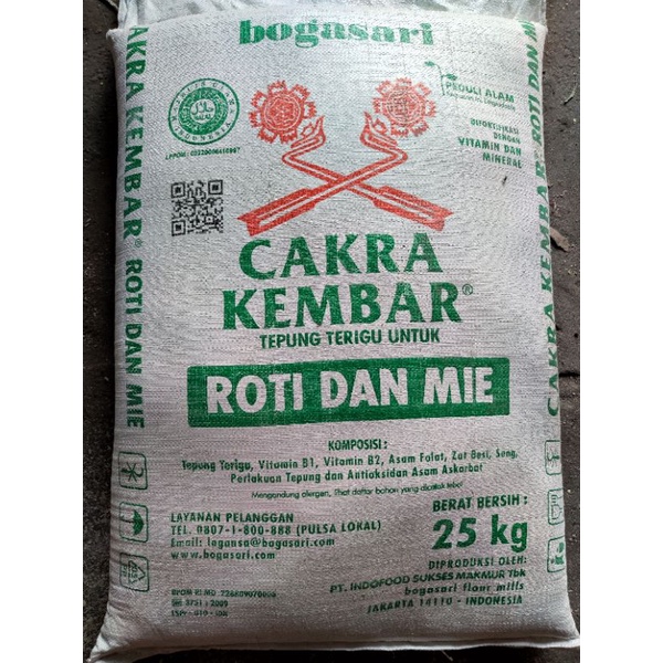 

Tepung Terigu Cakra Kembar bungkusan 500gr