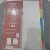 

Databank index dividers A4 (1-5 index)