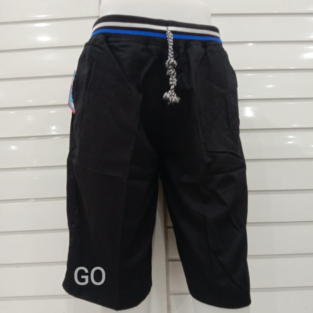 gos CELANA PENDEK RIP KOLOR POLOS Bawahan Pria Jumbo SAKU SAMPING DAN BELAKANG Murah