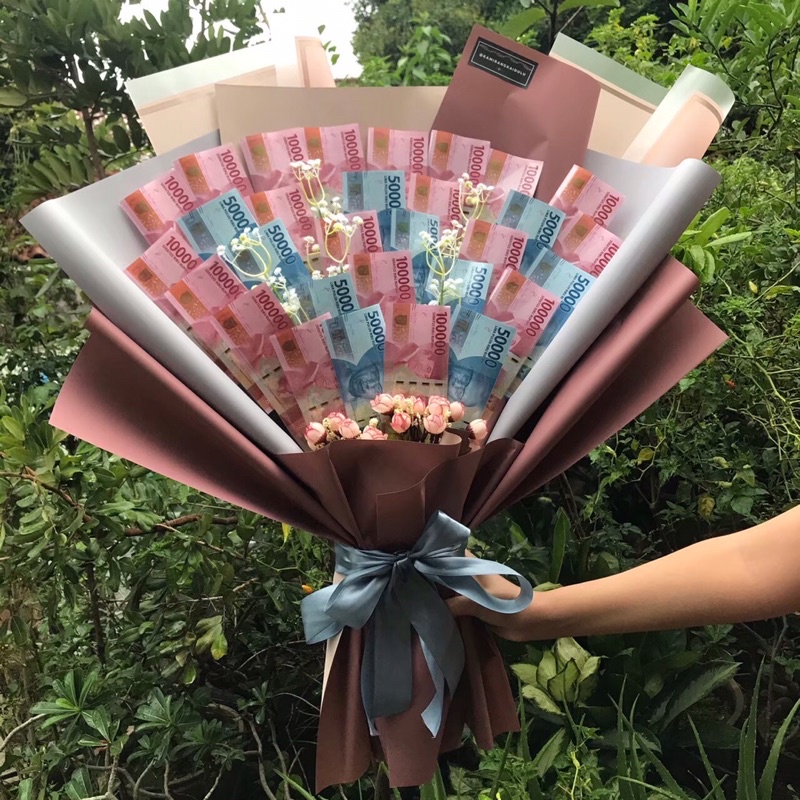 Bucket Uang Asli | Money Bouquet [BACA DESKRIPSI] | Money Bucket | uang asli