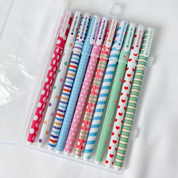 

Jualan Pen Marbel 1 Set 10 Pcs Galaxy Tinta Warna Warni Hello Kitty Kartun Promo