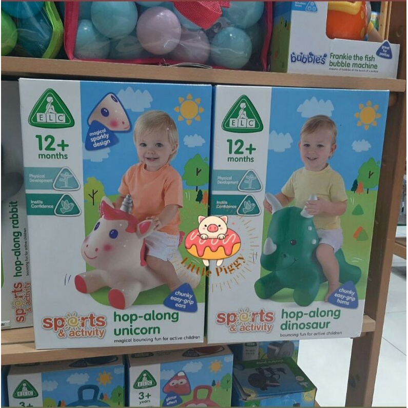 ELC hop along unicorn dino / hopper bounce