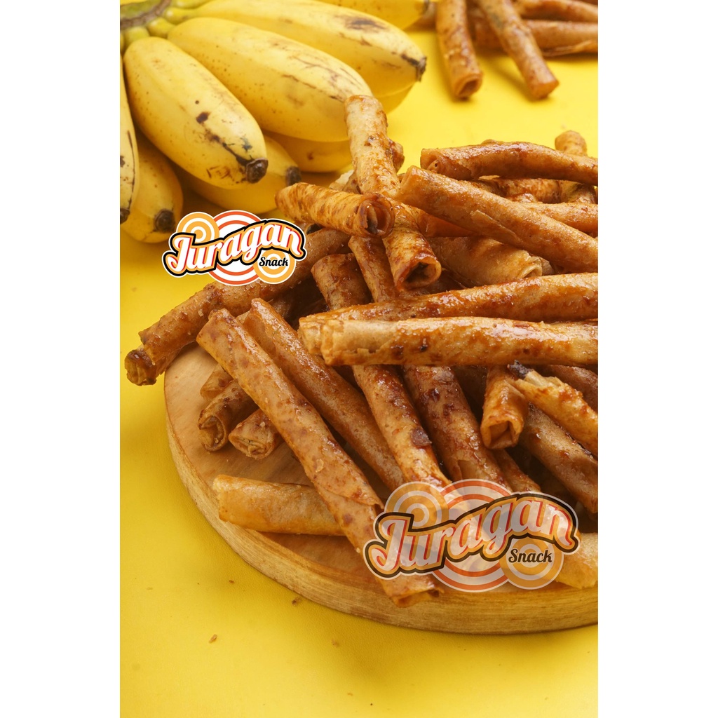 SALE PISANG LUMPIA AROMA GULA AREN 1 KG snack kiloan makanan ringan jajanan cemilan camilan manis  murah