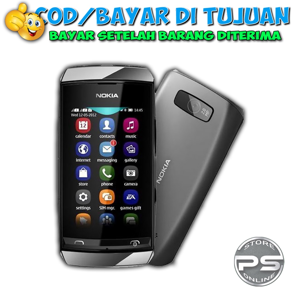 HP Nokia 306 Asha - HP Layar Sentuh Symbian - Aplikasinya terlengkap