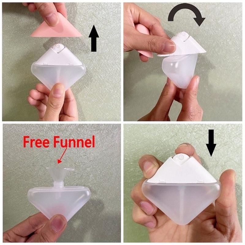 [ Free Funnel ] 30ml Mini Perfume Fine Mist Refillable Sub-bottle / Travel Moisturizing Refillable Lotion Dispenser Empty Container Organize Bottles