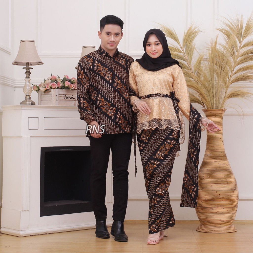 ( TERMURAH ) COUPLE BRUKAT SETELAN • COUPLE BATIK• COUPLE TERBARU • BAYAR COD • SARIMBIT BATIK