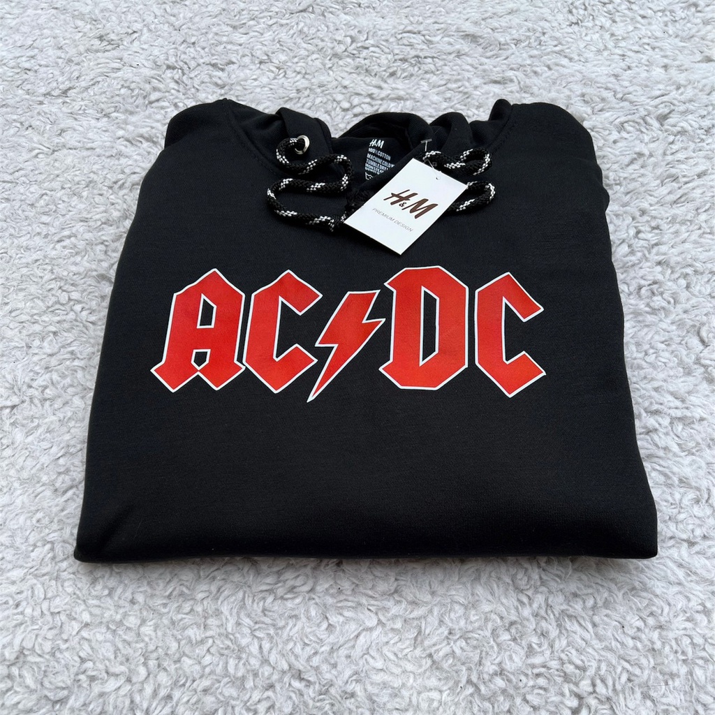 Hoodie ACDC  Black | Premium Sweater Hoodie ACDC Full Tag