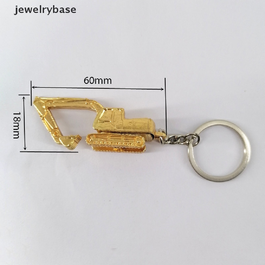 Gantungan Kunci Bentuk Excavator 3D Bahan Alloy Untuk Hadiah