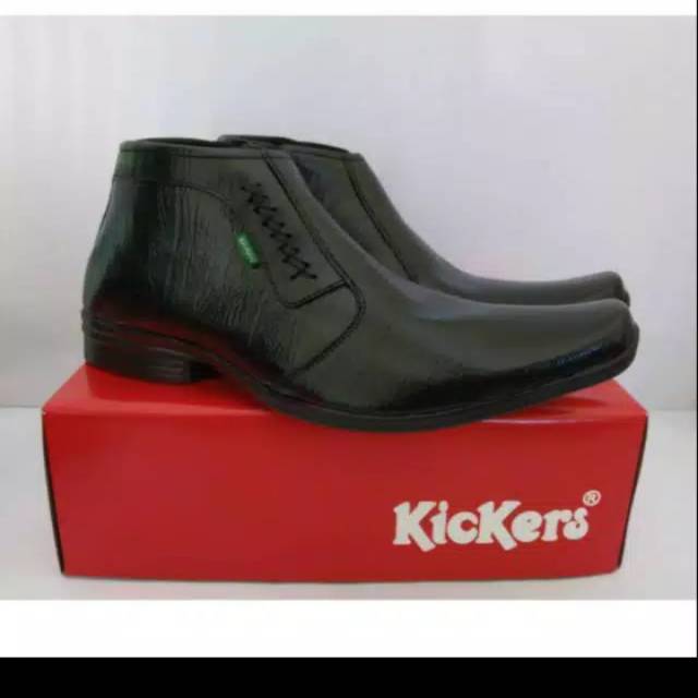 SEPATU KICKERS PDH PDL RESLETING KULIT SAPI ASLI POLRI TNI SATPAM LINMAS DISHUB MURAH BERKUALITAS