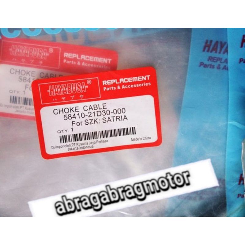 kabel choke cuk Satria 2tak hayabusa