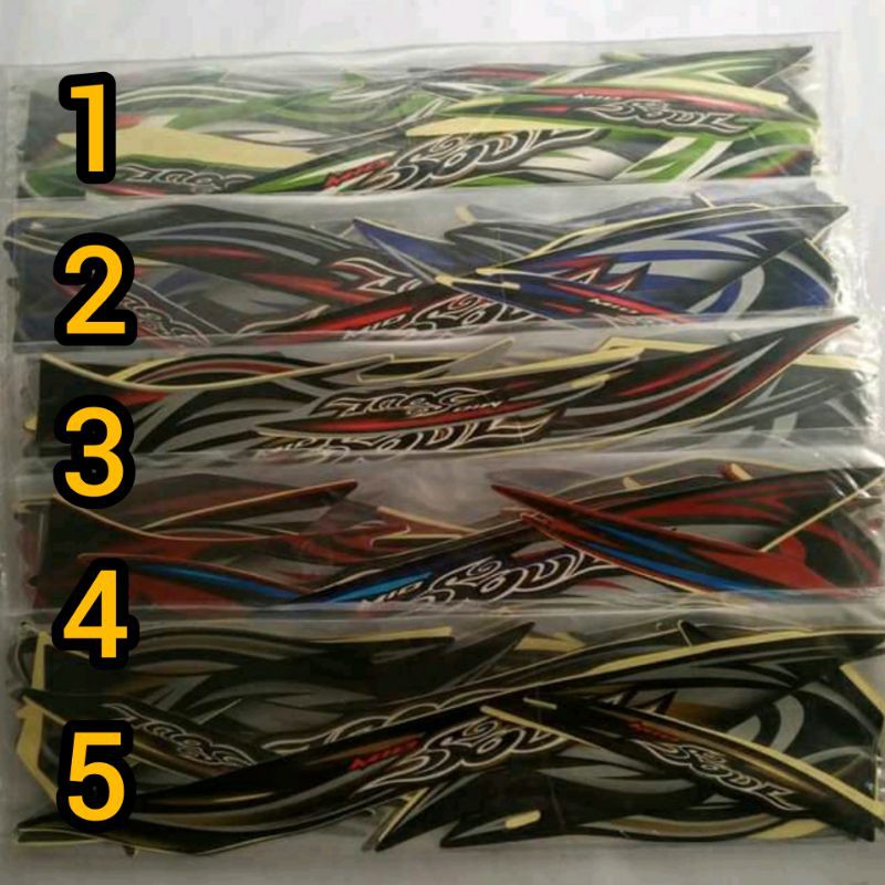 (Bisa COD) stiker mio soul 2008 Sticket ori mio soul lama 2009 Lis body mio soul mx old