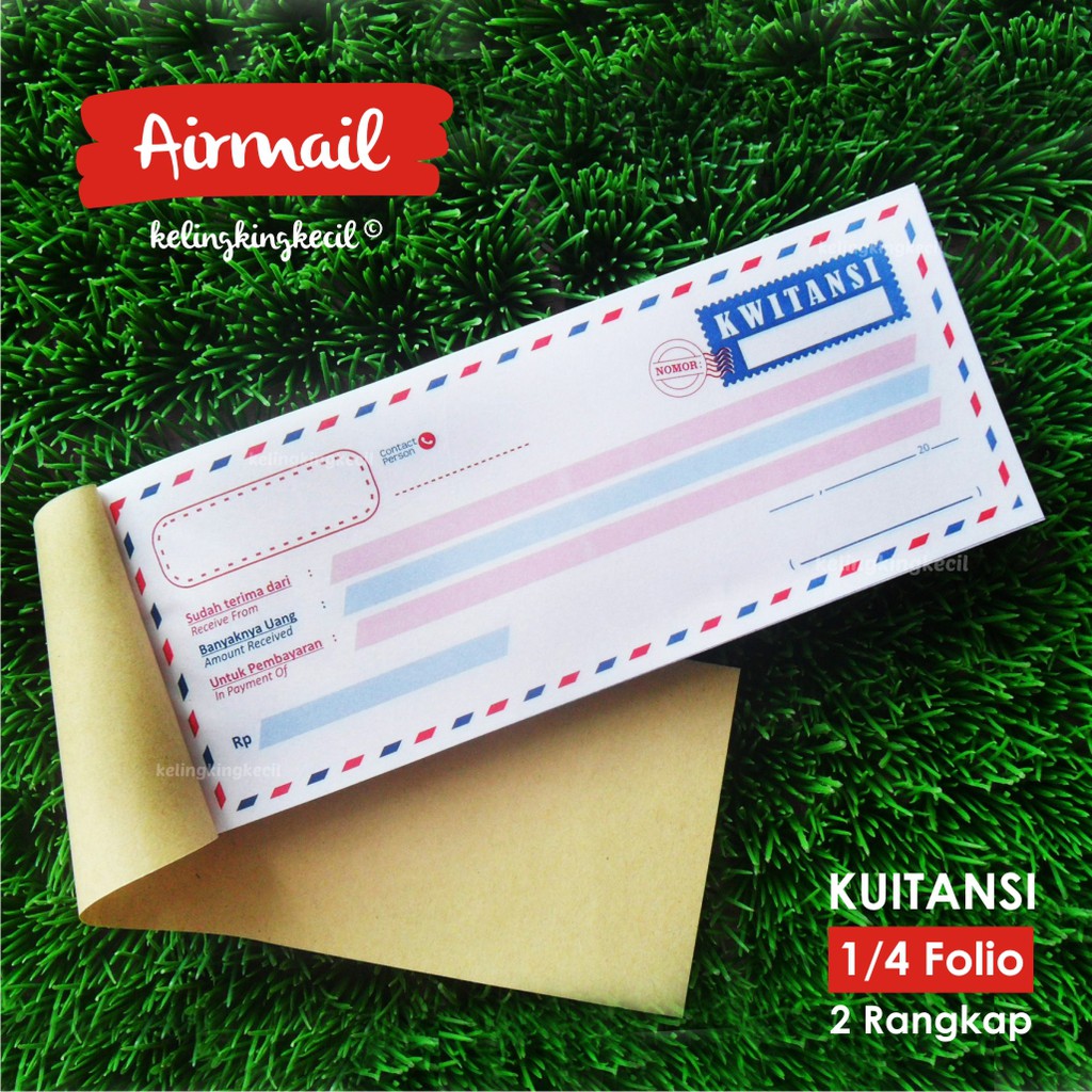 

Kuitansi ~ Airmail