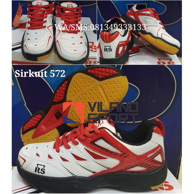 Sepatu Badminton RS Sirkuit 572