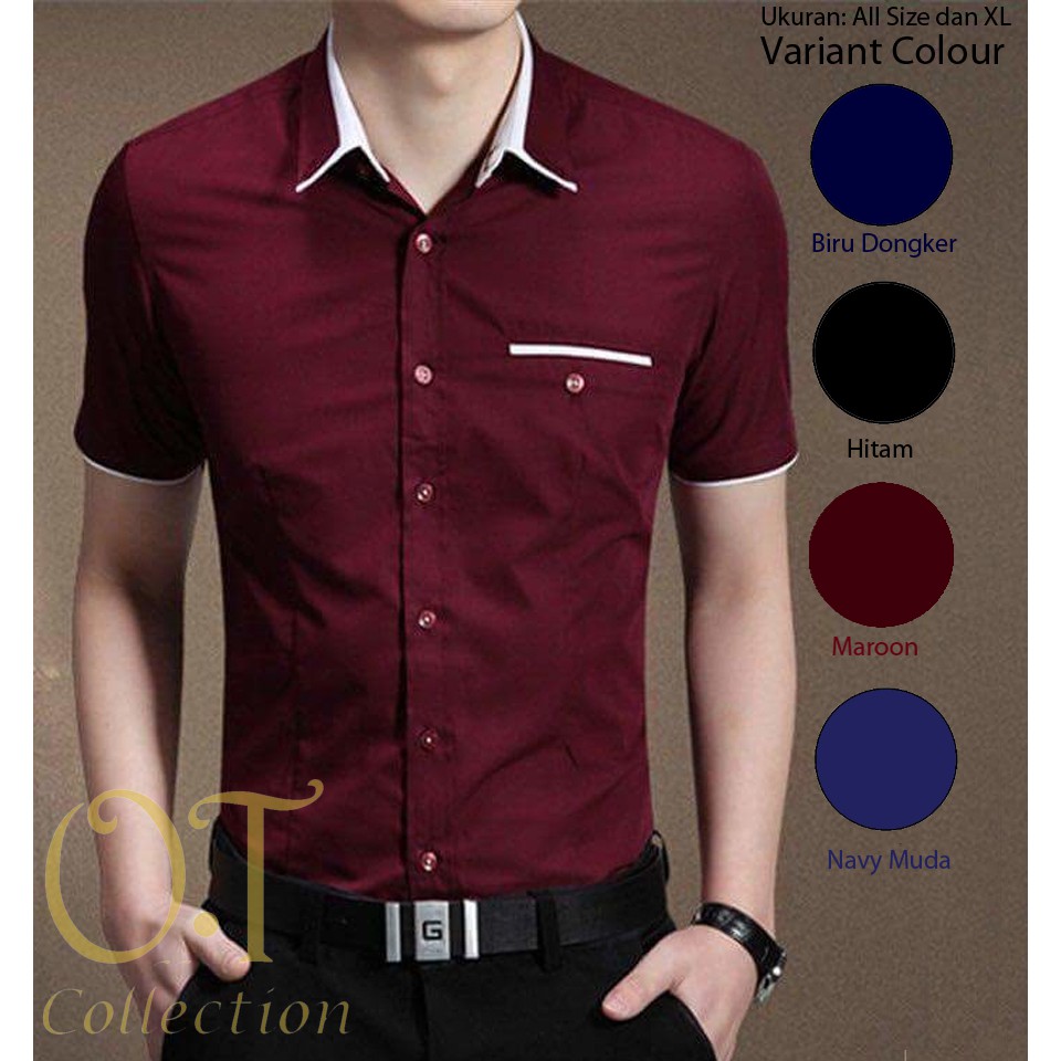 [kemeja winston varian warna] OT Collection