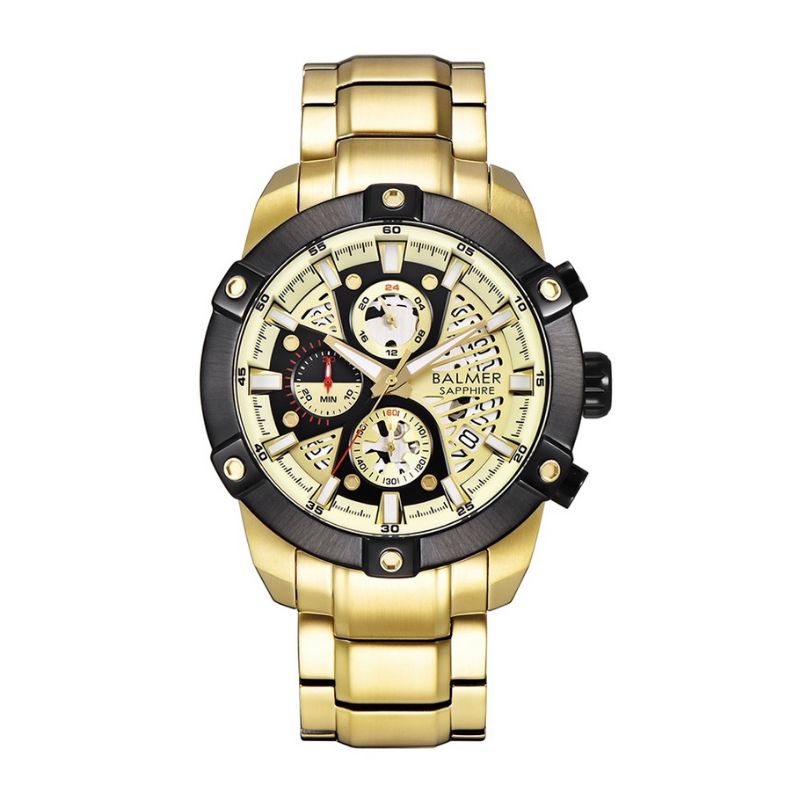 JAM TANGAN PRIA BALMER B.8162 SAPPHIRE ORIGINAL GOLD