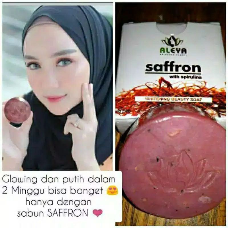 PROMO !! Sabun Safron Pemutih Wajah dan Penghilang Flek Hitam dan Jerawat Ampuh