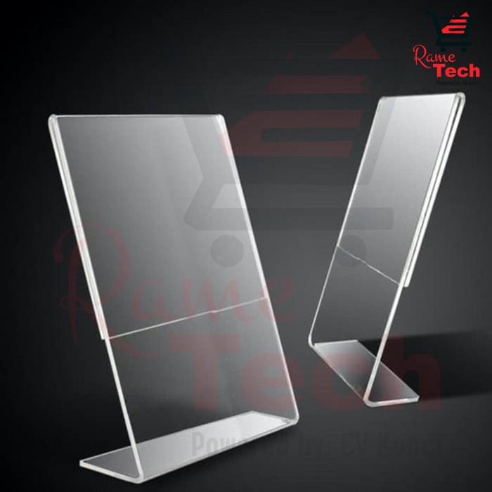 Akrilik Tent Holder A5 Type L Potrait