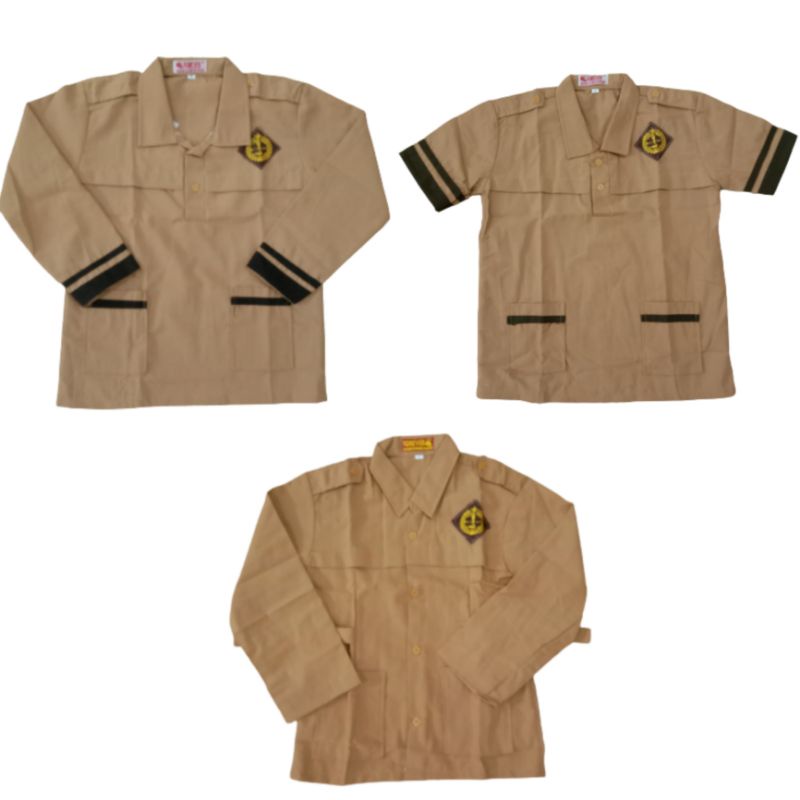Baju Pramuka SD Anak Perempuan Kelas 1 sampai kelas 6 SD