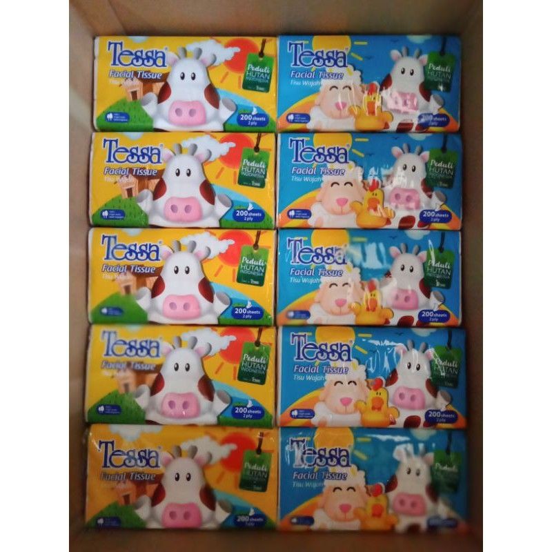 Tessa Tissue 200 sheets Character