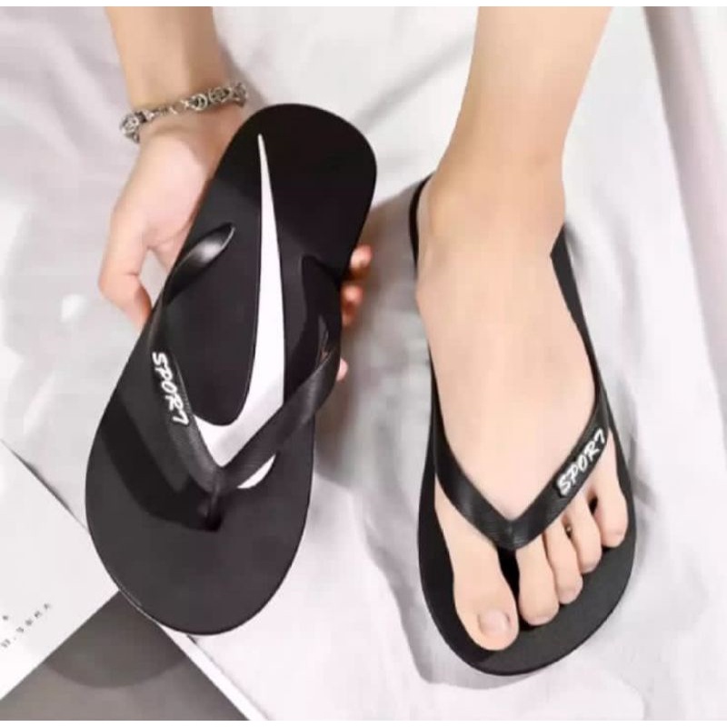 SANDAL JEPIT PRIA MOTIF NIKE SPORT