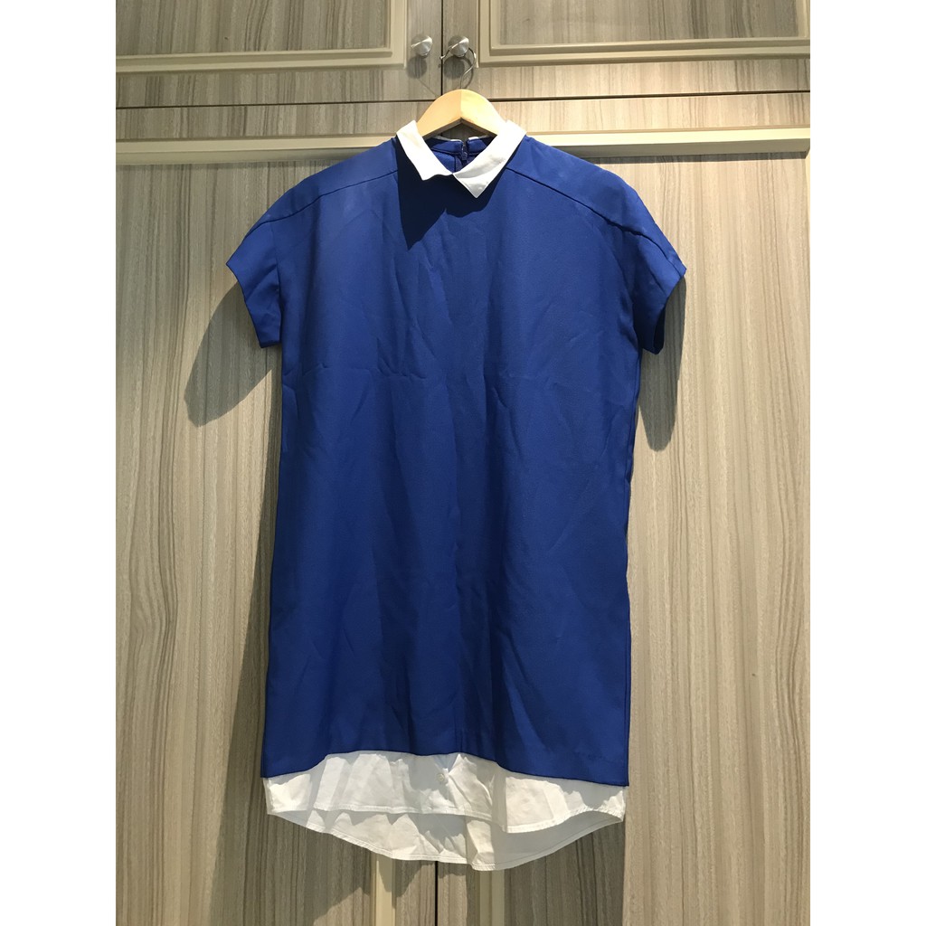 Zara Blue Shirt Dress