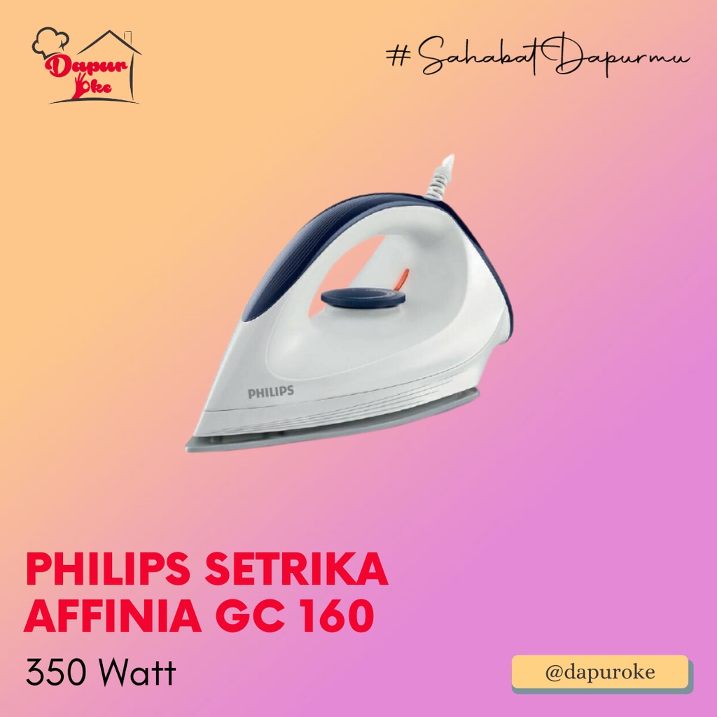 Philips Setrika Affinia GC 160