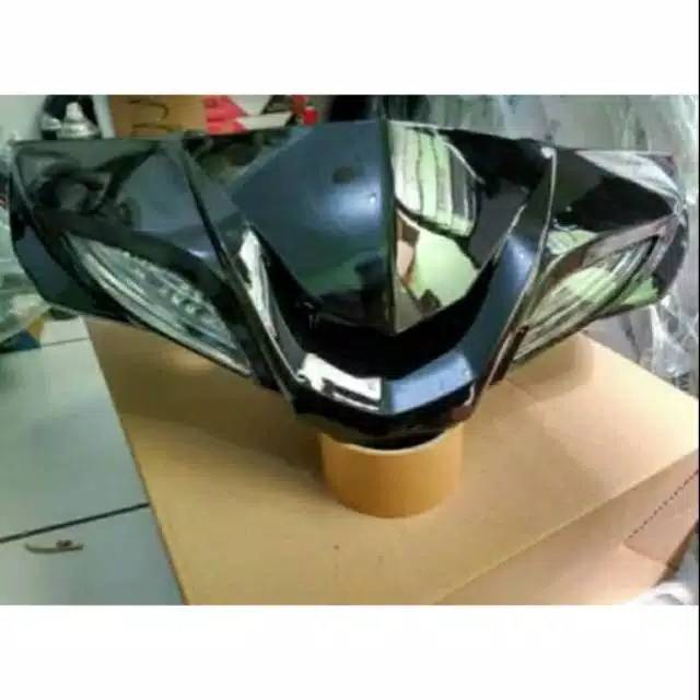 Batok depan plus sen plus visor yamaha xeon karbu