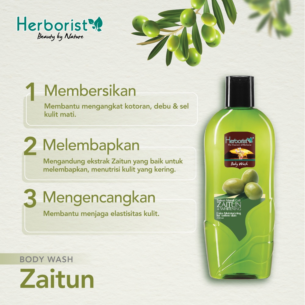 Herborist Body Wash  250ML / Sabun Mandi Cair