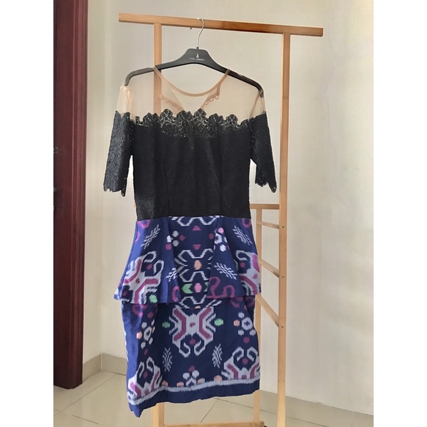 Batik Dress Mix with Lace Preloved