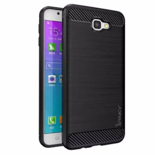 CASE SAMSUNG J7 PRIME IPAKY CARBON FIBER SOFTCASE