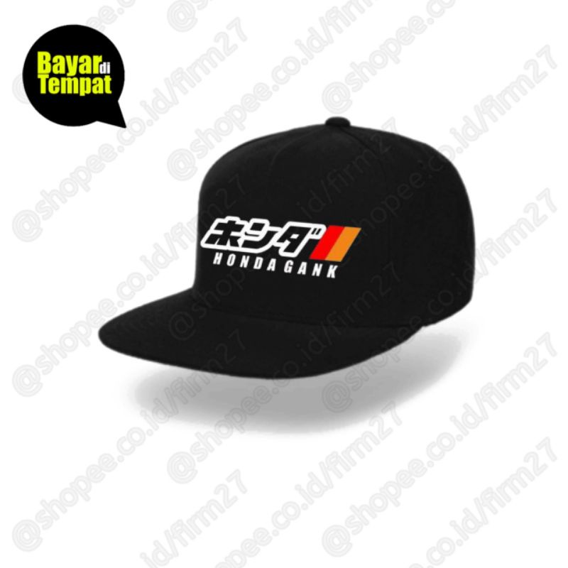 TOPI PRIA/RACING/HIPHOP/SNAPBACK HONDA GANK PREMIUM
