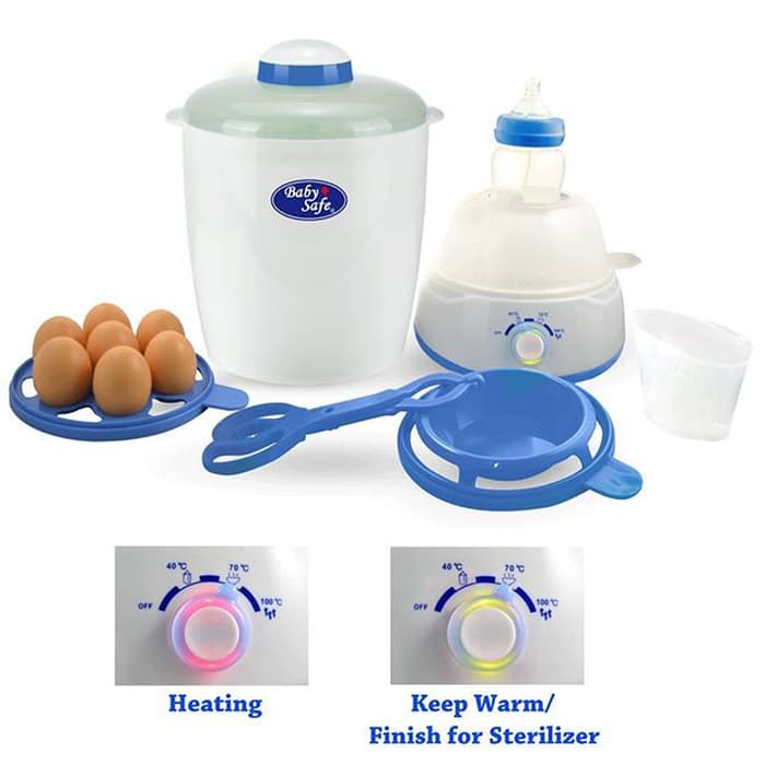 Baby Safe Sterilizer Multifungsi dengan LED Steril Botol Multi Fungsi