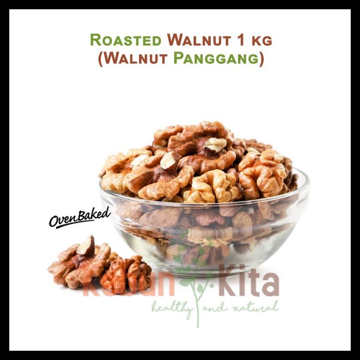 

DISKON TERBATAS !!! WALNUT PANGGANG 1 KG (ROASTED WALNUT) TERLARIS