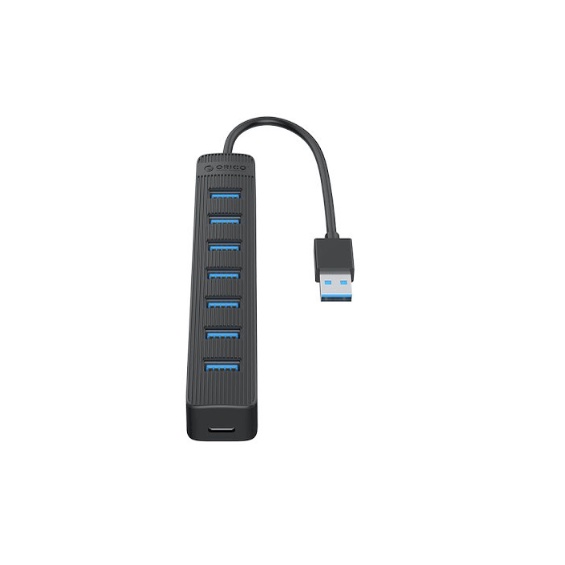 Usb 3.0 hub orico 7 port 15cm cable 5Gbps VL815 with type-c pd twu3-7a - Terminal usb3.0 A 7 slot twu37a