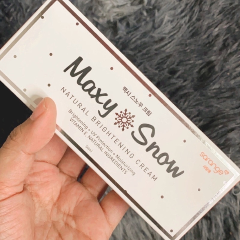 Sarange Maxy Snow Natural Brightening Cream