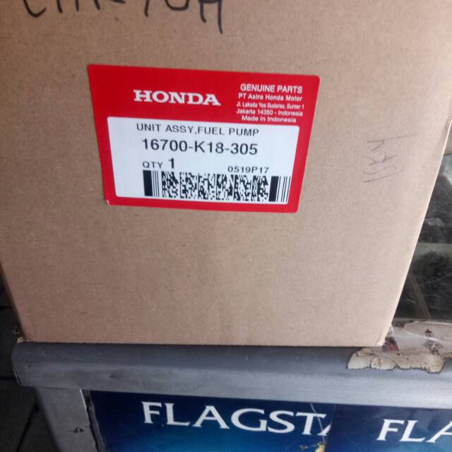 FUEL PUMP VERZA HONDA 16700-K18-305