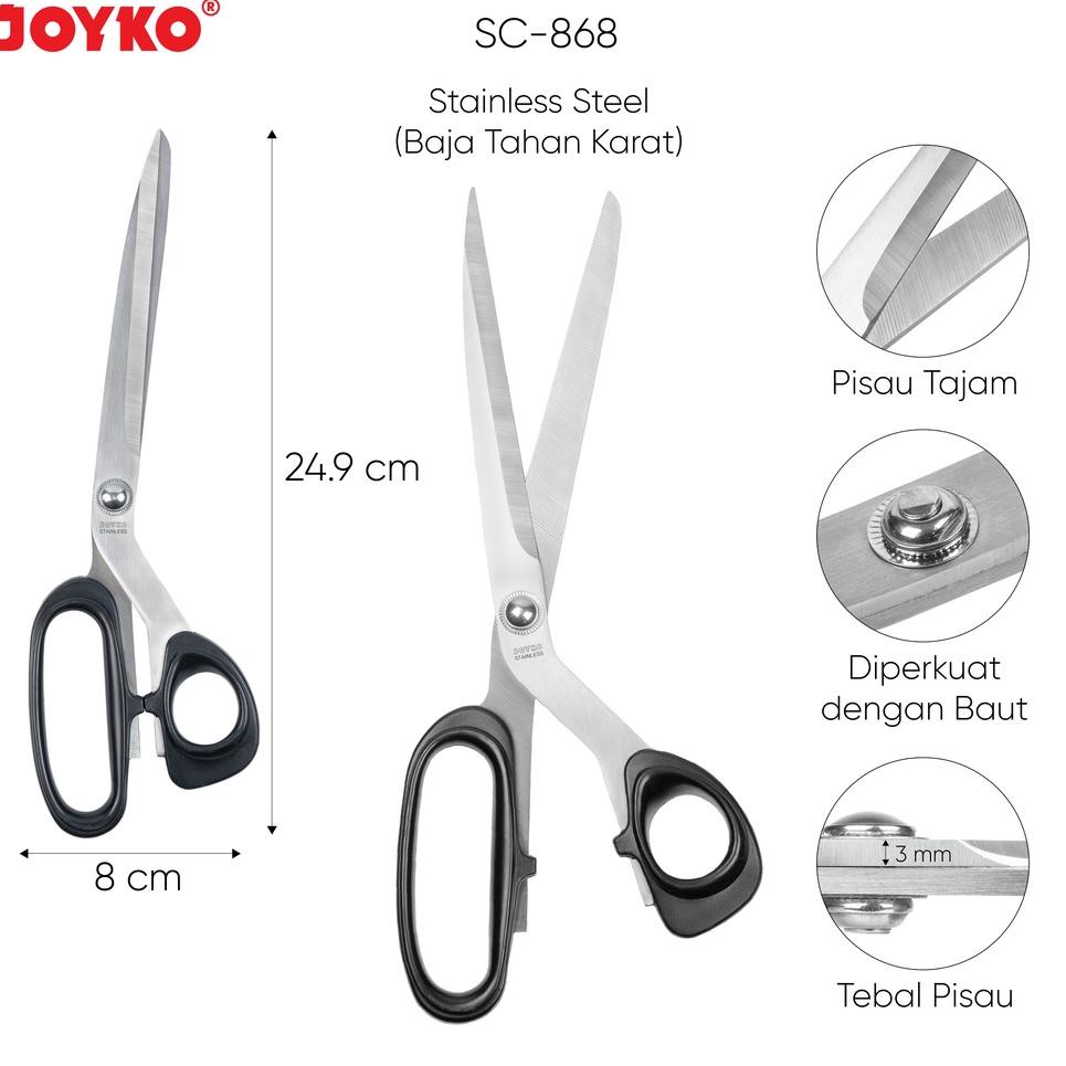 

Stok Banyak✳➶ Gunting Scissors Joyko SC-858~868 Q95 ➶