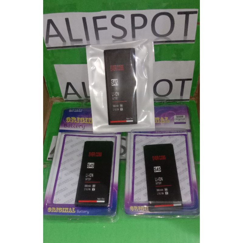 Baterai HP Evercoss Cross Xtream 1 4G LTE S45 ORI Original Double Power Batrai Evercross Batre