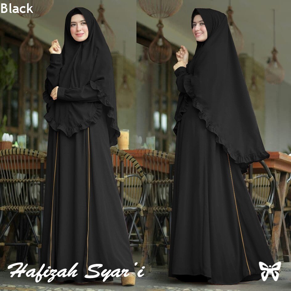 HOPYLOVY - Gamis Hafizah Syari Jersey