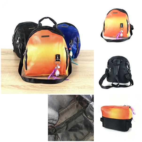 BJ2134312 - ORANGE/ROSE - TAS RANSEL PUNGGUNG BACKPACK TAS SEKOLAH KULIAH WANITA FASHION IMPORT MODIS ELEGAN TERMURAH TERLARIS TERBARU BAGSTORE JAKARTA TAS BATAM JTF134312