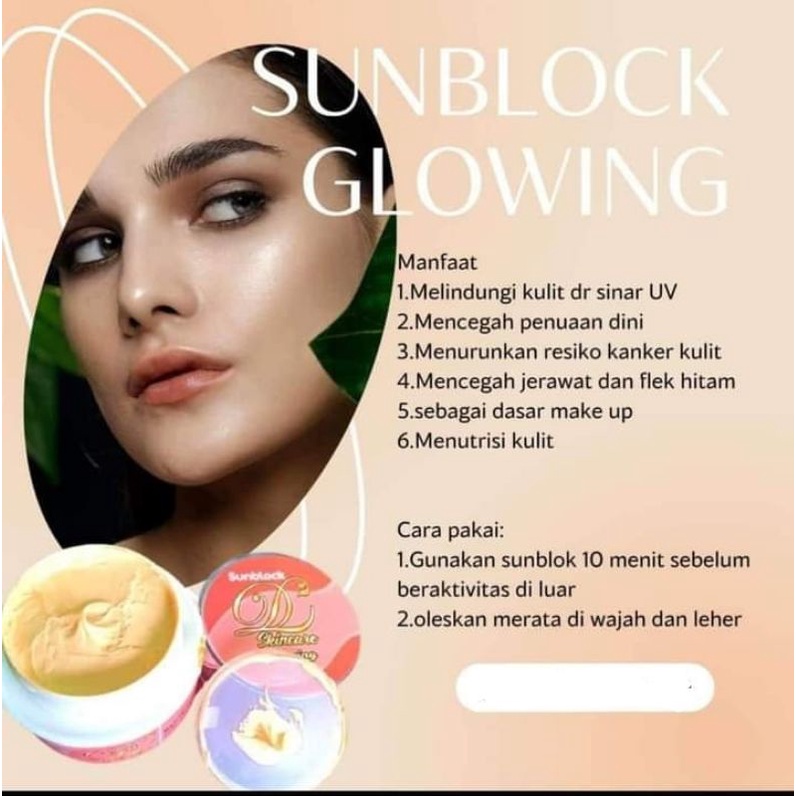 SUNBLOCK GLOWING DL SKINCARE