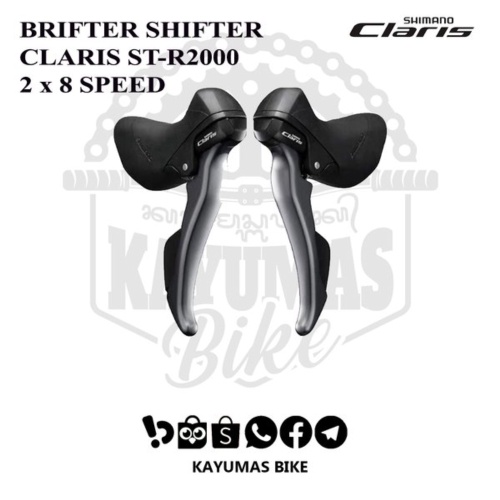Unik BRIFTER - SHIFTER SHIMANO CLARIS R2000 2 x 8 SPEED KABEL DALAM Diskon
